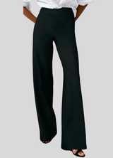 Tummy Control Ponte Wide Leg Pant