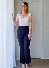 Tummy Control Ponte Flare Pant