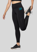 Tummy Control Thermal Leggings with Phone Pockets