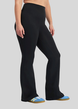 Tummy Control High Waisted Thermal Flare Leggings