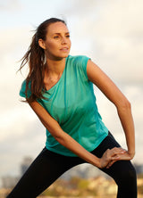 Stripe Women's Running T Shirt