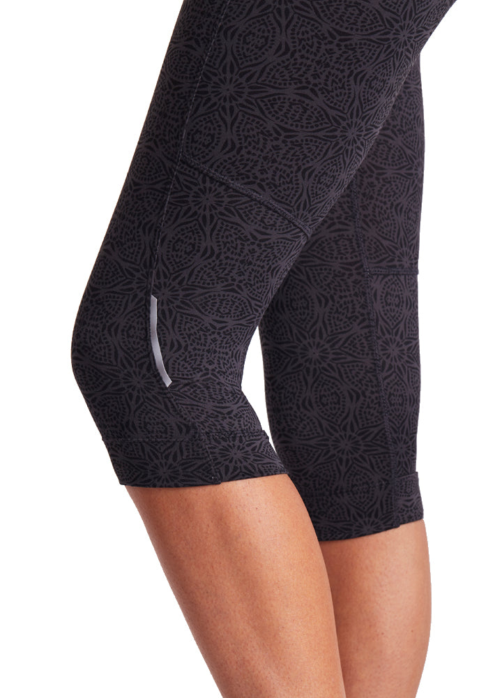 Yoga Pants Printed Crop