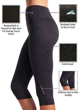 Yoga Pants Printed Crop