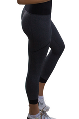 7/8 High Waisted leggings Grey Marl Brushed