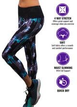 Printed F/L High Waisted leggings