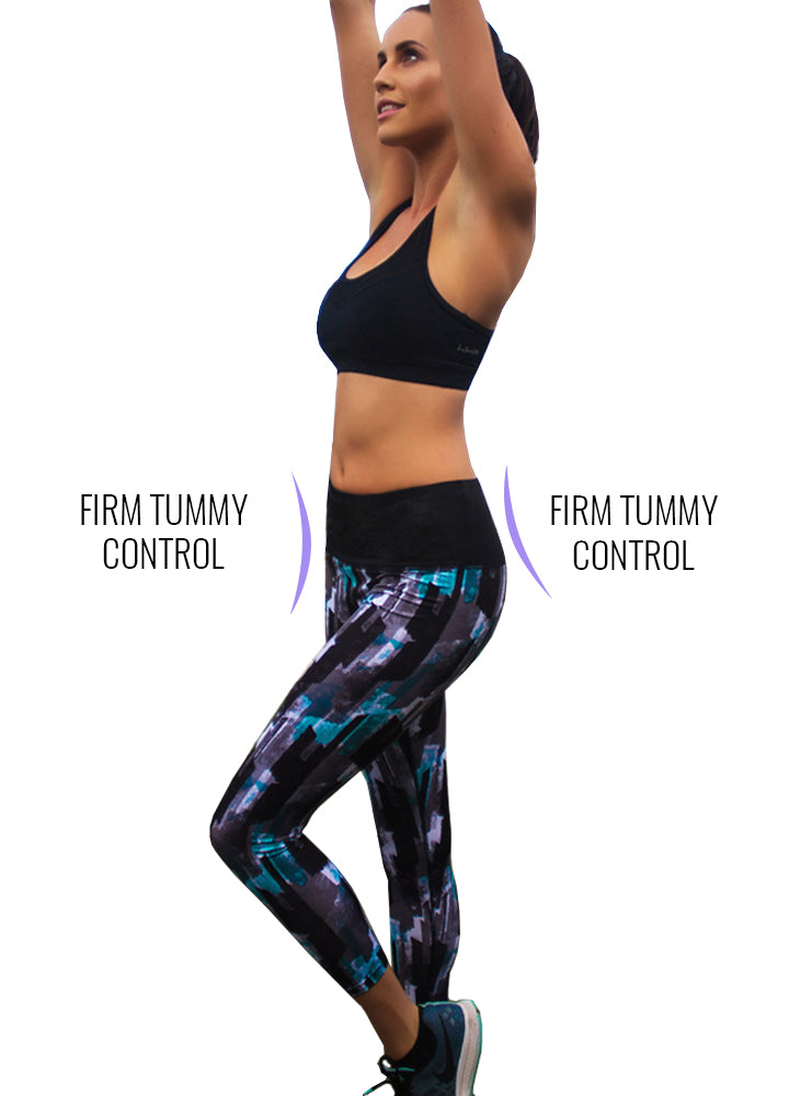 Printed F/L High Waisted leggings