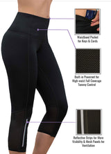 Yoga Pants Antimicrobial Crop