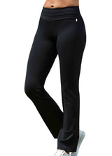 Sustainable Flare High Waisted Leggings Slim Fit