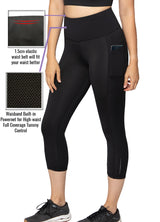 Sustainable Activewear 3/4 Length High Waisted leggings with Pockets