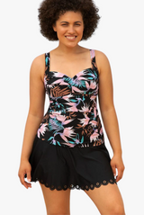 Sustainable Tankini Top Blush Floral
