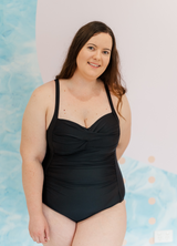 Sustainable One Piece Plain Black