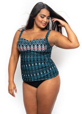 Tahitian Tiled Tankini-3433