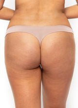 Laser Cut G String-3453#color_nude