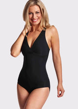 Micro fiber shaping bodysuit-2890#color_black