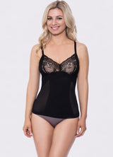 Lace Light Control Cami-2526#color_black