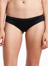 Laser Microfibre Bikini Brief w Lace -0#color_black