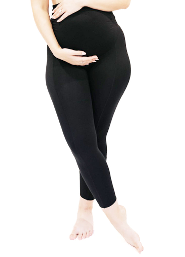 Pantaloni Maternità Liz Lange Maternity - Leggings In Ponte Nero Taglia M Nuovi Con Etichetta - Foto 2