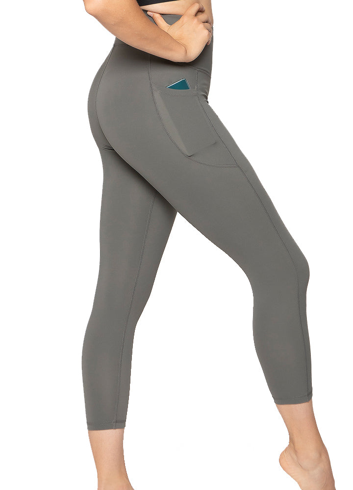Smooth Touch 7/8 Length High Waisted leggings with Pockets