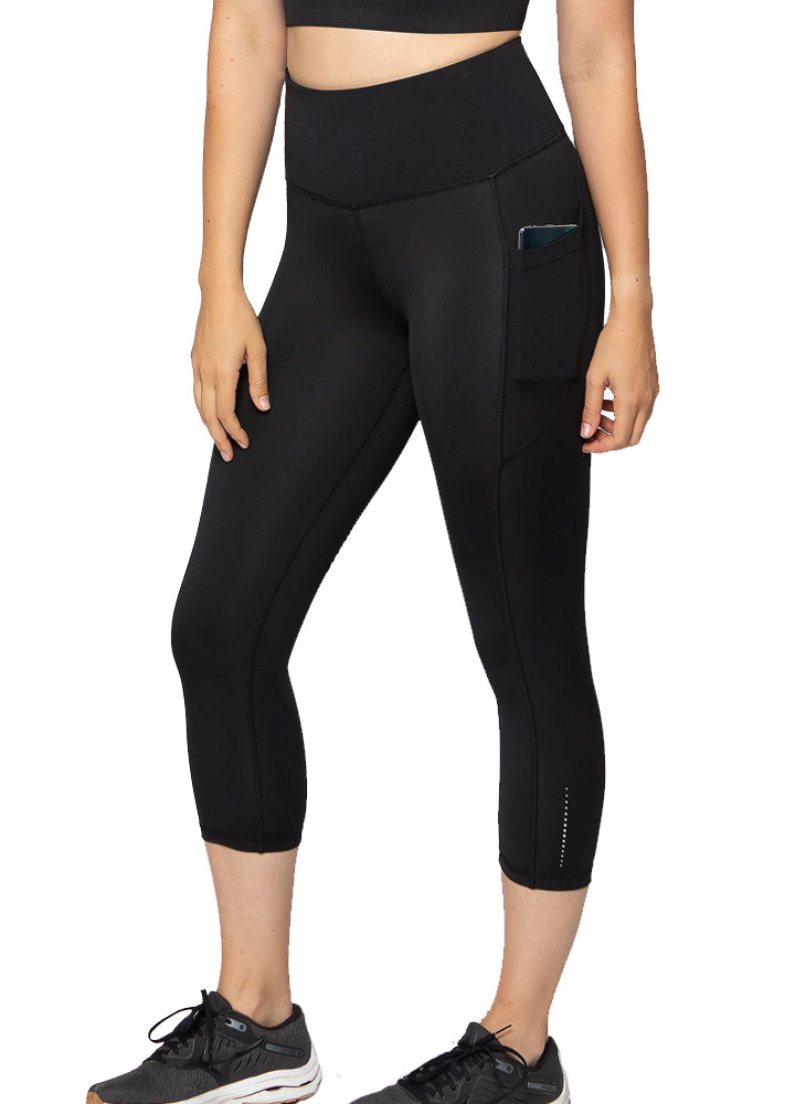 Sustainable Activewear 3/4 Length High Waisted leggings with Pockets