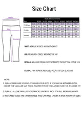 Sustainable Activewear 3/4 Length High Waisted leggings with Pockets