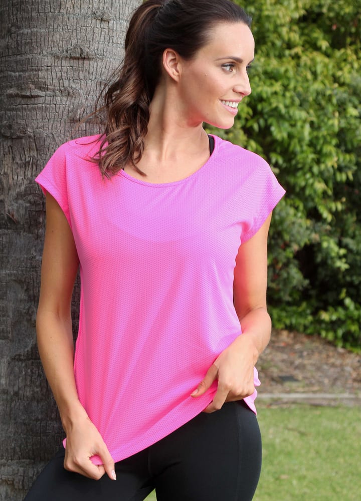 Cross Back Tee-2377