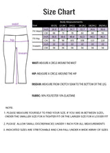 Yoga Pants Printed Antimicrobial Crop