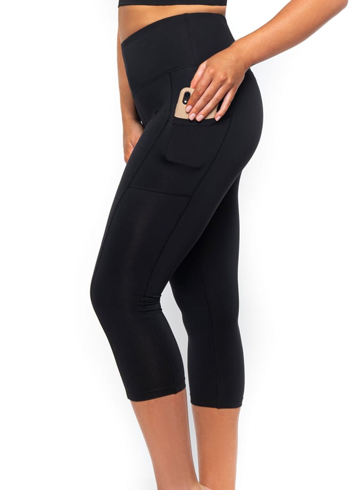 Sustainable Activewear Everyday High Waisted 3/4 leggings with Pockets